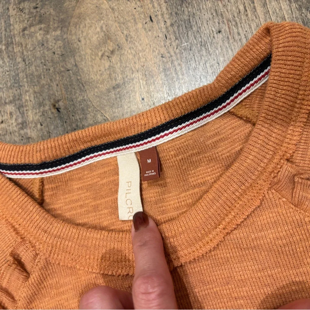 Pilcro Ruffled Raglan sweater - Picture 2 of 7